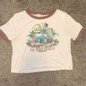 Cuba crop top tee